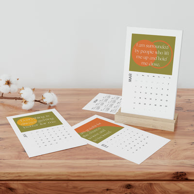 2024 Affirmation Calendar with Display Stand