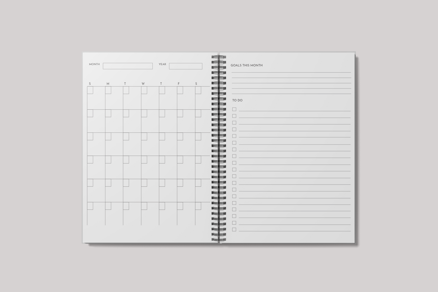 Judgement Free Planner