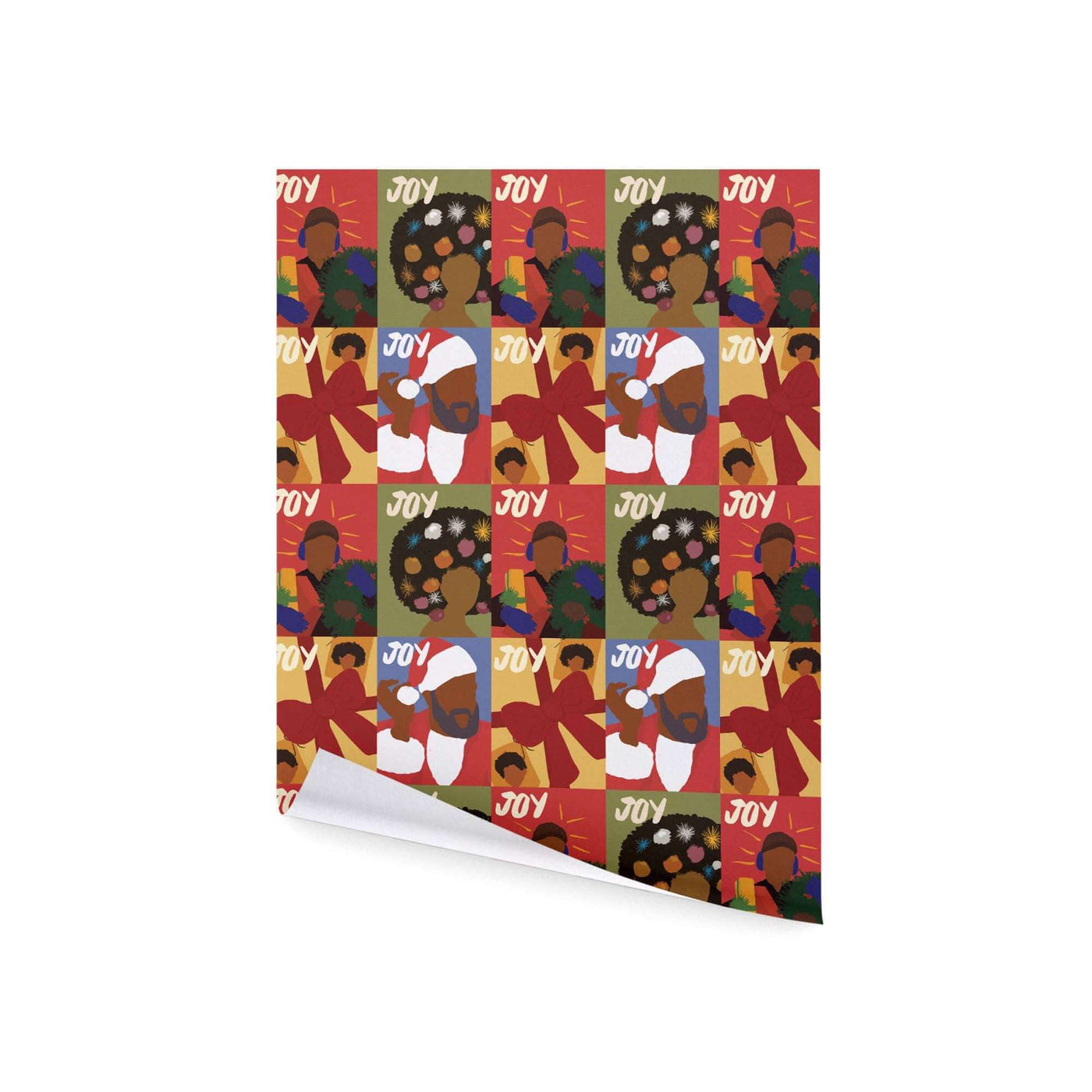 Black Joy Holiday Wrapping Paper