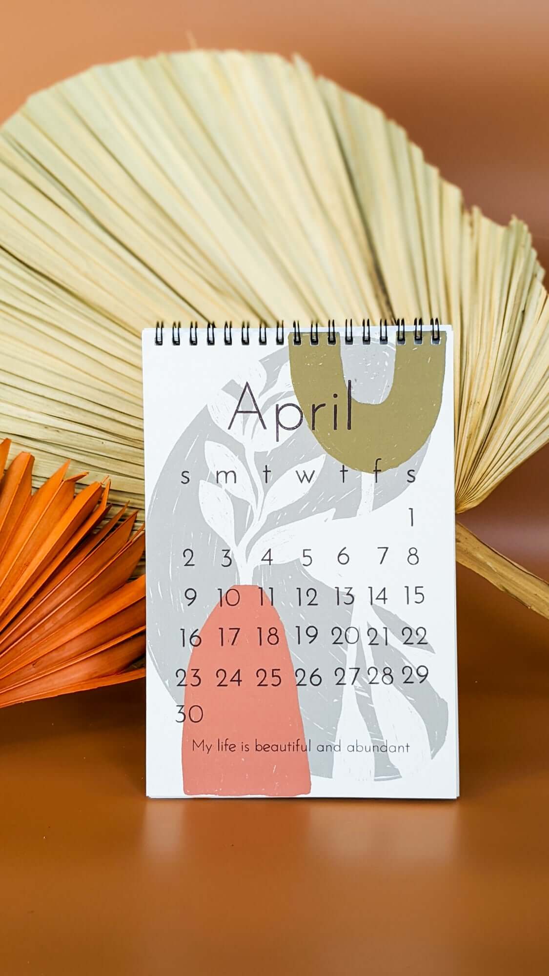 April Design from 2023 Affirmation Calendar