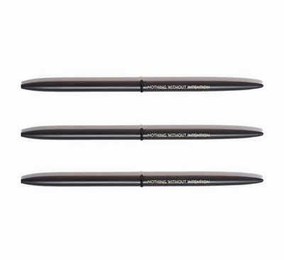 black slim refillable pens